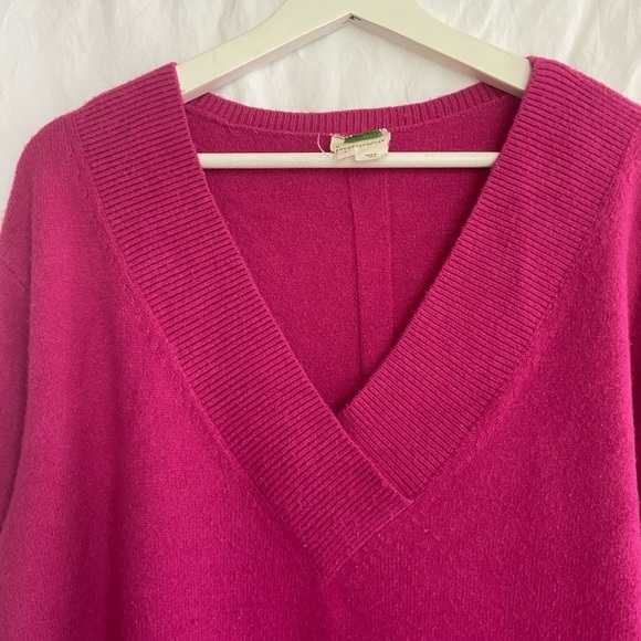 Anthropologie Pink Crew Neck Sweater - Picture 7 of 11